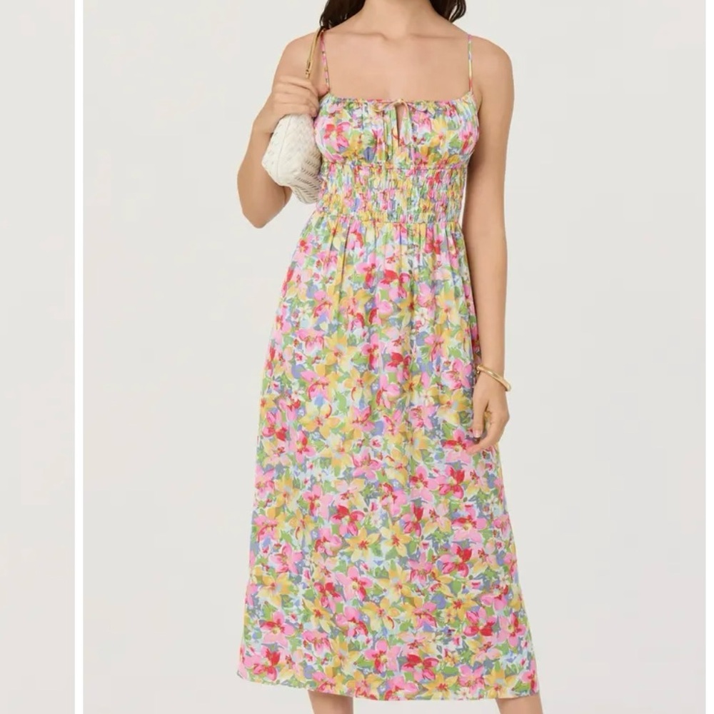 Colorful Floral Maxi Dress